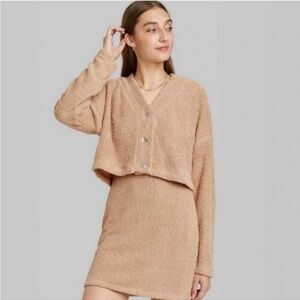 Wild Fable Soft Knit Cropped Cardigan